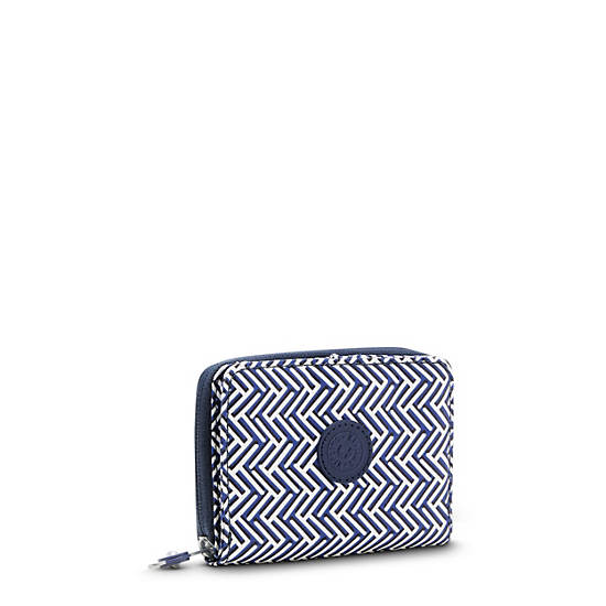 Kipling Money Love Klassieke Printed Small Wallet Portefeuille Donkerblauw | BE 2198PJ